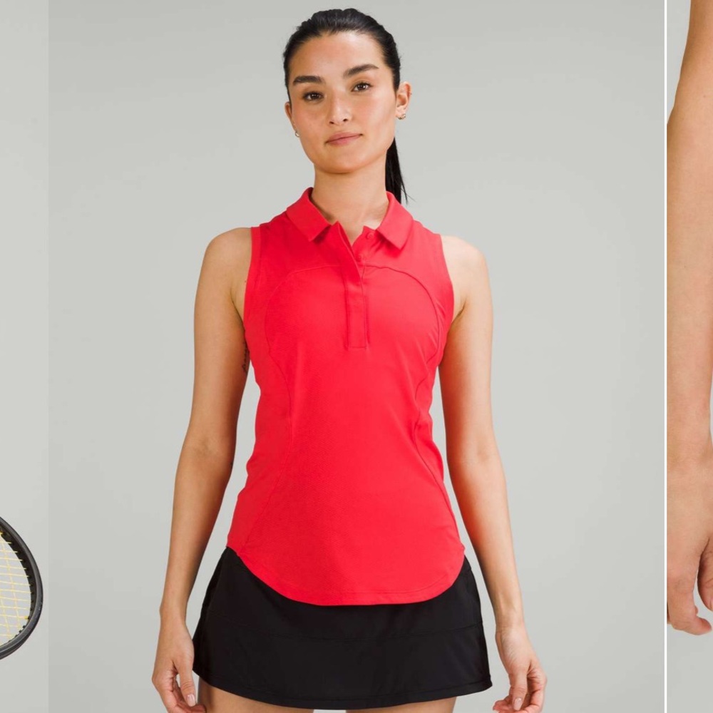 Lululemon Athletica Bright Red Tank Top